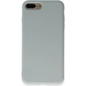 Happycase iPhone 8 Plus Kılıf Nano Içi Kadife  Silikon - Buz Mavisi