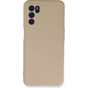 Happycase Oppo A16 Kılıf Nano Içi Kadife  Silikon - Pudra