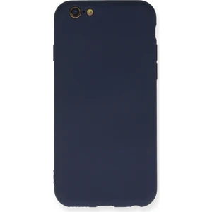Happycase iPhone 6 Kılıf Nano Içi Kadife  Silikon - Lacivert