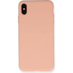 Happycase iPhone x Kılıf Nano Içi Kadife  Silikon - Pembe