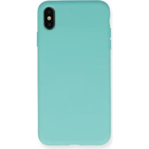 Happycase iPhone x Kılıf Nano Içi Kadife  Silikon - Turkuaz