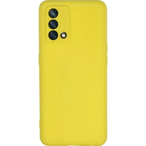 Happycase Oppo A74 4g Kılıf Nano Içi Kadife  Silikon - Sarı