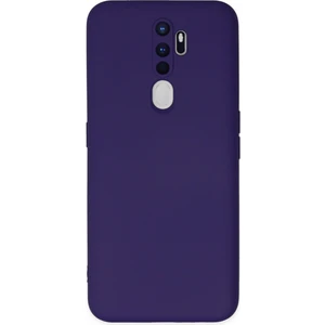 Happycase Oppo A9 2020 Kılıf Nano Içi Kadife  Silikon - Mor