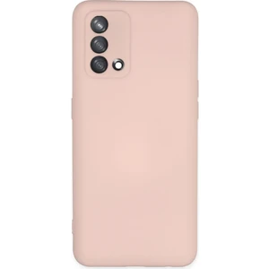 Happycase Oppo A74 4g Kılıf Nano Içi Kadife  Silikon - Pudra
