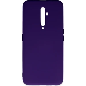 Happycase Oppo Reno 2z Kılıf Nano Içi Kadife  Silikon - Mor