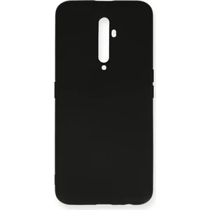Happycase Oppo Reno 2z Kılıf Nano Içi Kadife  Silikon - Siyah