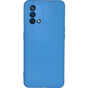 Happycase Oppo A74 4g Kılıf Nano Içi Kadife  Silikon - Mavi