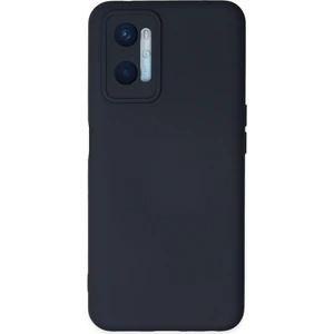 Happycase Oppo A96 Kılıf Nano Içi Kadife  Silikon - Lacivert