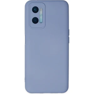 Happycase Oppo A96 Kılıf Nano Içi Kadife  Silikon - Lila