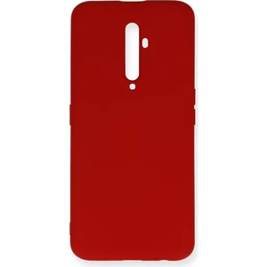 Happycase Oppo Reno 2z Kılıf Nano Içi Kadife  Silikon - Kırmızı