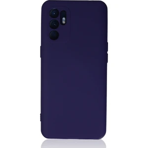 Happycase Oppo Reno 6 Kılıf Nano Içi Kadife  Silikon - Mor