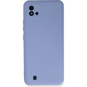 Happycase Realme C11 2021 Kılıf Nano Içi Kadife  Silikon - Lila