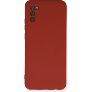 Happycase Samsung Galaxy A02S Kılıf Nano Içi Kadife  Silikon - Kiremit