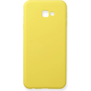 Happycase Samsung Galaxy J4 Plus Kılıf Nano Içi Kadife  Silikon - Sarı