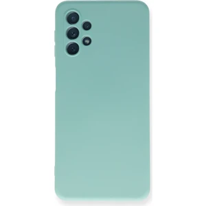 Happycase Samsung Galaxy A32 5g Kılıf Nano Içi Kadife  Silikon - Turkuaz