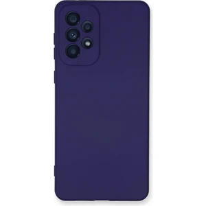 Happycase Samsung Galaxy A73 5g Kılıf Nano Içi Kadife  Silikon - Mor