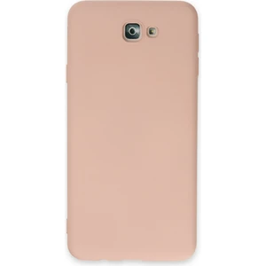Happycase Samsung Galaxy J7 Prime Kılıf Nano Içi Kadife  Silikon - Pudra