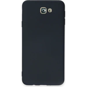 Happycase J7 Prime Kılıf Nano Içi Kadife  Silikon - Koyu Gri