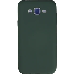 Happycase Samsung Galaxy J7 Kılıf Nano Içi Kadife  Silikon - Koyu Yeşil