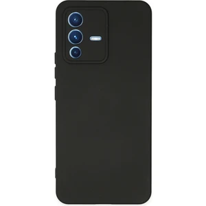 Happycase Vivo V23 5g Kılıf Nano Içi Kadife  Silikon - Siyah