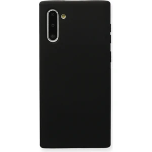 Happycase Samsung Galaxy Note 10 Kılıf Nano Içi Kadife  Silikon - Siyah