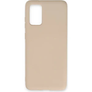 Happycase Samsung Galaxy S20 Kılıf Nano Içi Kadife  Silikon - Pudra