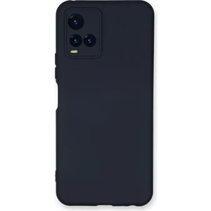 Happycase Vivo Y21 Kılıf Nano Içi Kadife  Silikon - Lacivert