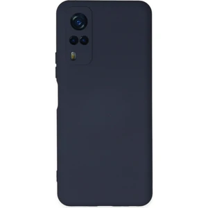 Happycase Vivo Y51 Kılıf Nano Içi Kadife  Silikon - Lacivert