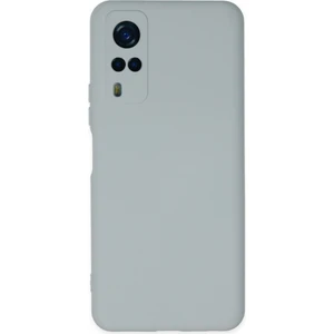 Happycase Vivo Y51 Kılıf Nano Içi Kadife  Silikon - Buz Mavisi