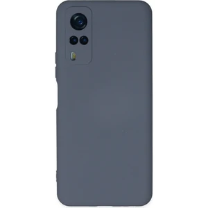 Happycase Vivo Y51 Kılıf Nano Içi Kadife  Silikon - Gri