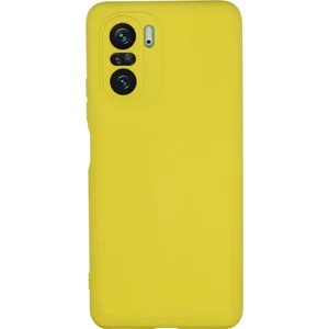 Happycase Xiaomi Poco F3 Kılıf Nano Içi Kadife  Silikon - Sarı