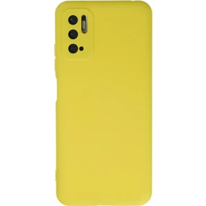 Happycase Xiaomi Poco M3 Pro Kılıf Nano Içi Kadife  Silikon - Sarı