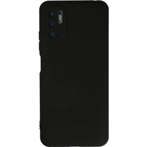 Happycase Xiaomi Poco M3 Pro Kılıf Nano Içi Kadife  Silikon - Siyah