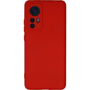 Happycase Xiaomi Mi 12 Kılıf Nano Içi Kadife  Silikon - Kırmızı