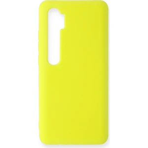 Happycase Xiaomi Mi Note 10 Lite Kılıf Nano Içi Kadife  Silikon - Sarı