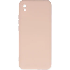 Happycase Xiaomi Redmi 9A Kılıf Nano Içi Kadife  Silikon - Pudra