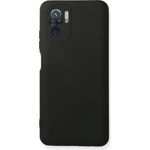 Happycase Xiaomi Redmi Note 10 Kılıf Nano Içi Kadife  Silikon - Siyah