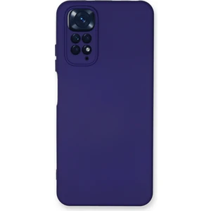Happycase Xiaomi Redmi Note 11S Kılıf Nano Içi Kadife  Silikon - Mor