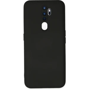 Happycase Oppo A9 2020 Kılıf Nano Içi Kadife  Silikon - Siyah