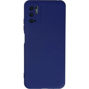 Happycase Xiaomi Redmi Note 10 5g Kılıf Nano Içi Kadife  Silikon - Koyu Mavi