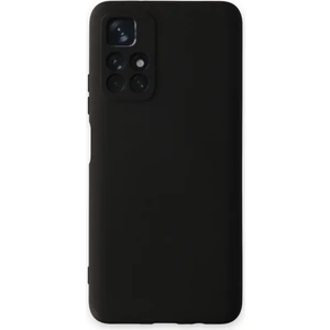 Happycase Xiaomi Redmi Note 11T Kılıf Nano Içi Kadife  Silikon - Siyah