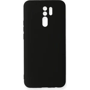 Happycase Xiaomi Redmi 9 Kılıf Nano Içi Kadife  Silikon - Siyah