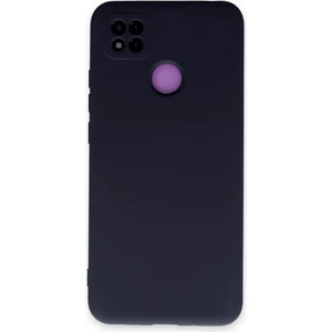 Happycase Xiaomi Redmi 9c Kılıf Nano Içi Kadife  Silikon - Lacivert