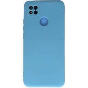 Happycase Xiaomi Redmi 9c Kılıf Nano Içi Kadife  Silikon - Mavi