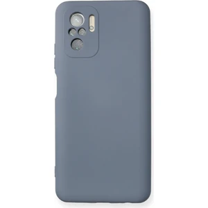 Happycase Xiaomi Redmi Note 10 Kılıf Nano Içi Kadife  Silikon - Gri