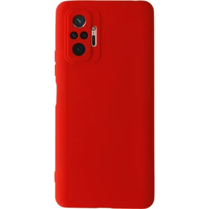 Happycase Xiaomi Redmi Note 10 Pro Kılıf Nano Içi Kadife  Silikon - Kırmızı