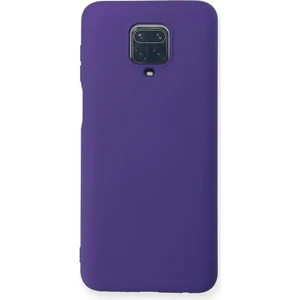 Happycase Xiaomi Redmi Note 9s Kılıf Nano Içi Kadife  Silikon - Mor