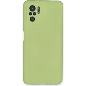 Happycase Xiaomi Redmi Note 10 Kılıf Nano Içi Kadife  Silikon - Yeşil