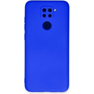 Happycase Xiaomi Redmi Note 9 Kılıf Nano Içi Kadife  Silikon - Koyu Mavi
