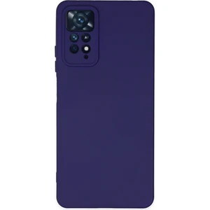 Happycase Xiaomi Redmi Note 11 Pro Kılıf Nano Içi Kadife  Silikon - Mor